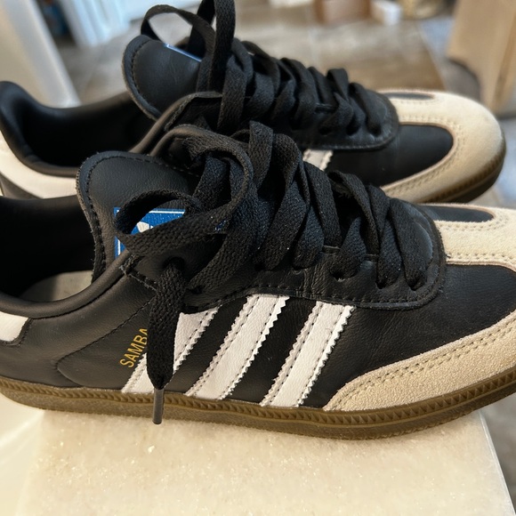 adidas Other - adidas Black & White Samba Sneakers with Gum Sole